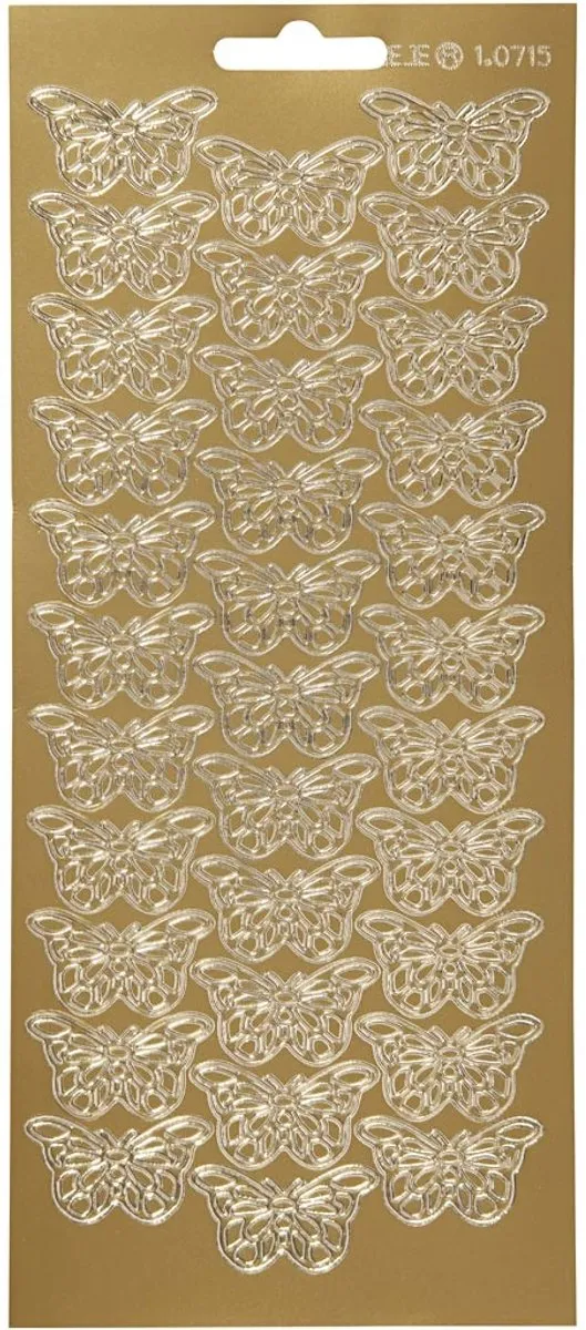 Creativ Company Goud Vlinders Stickers