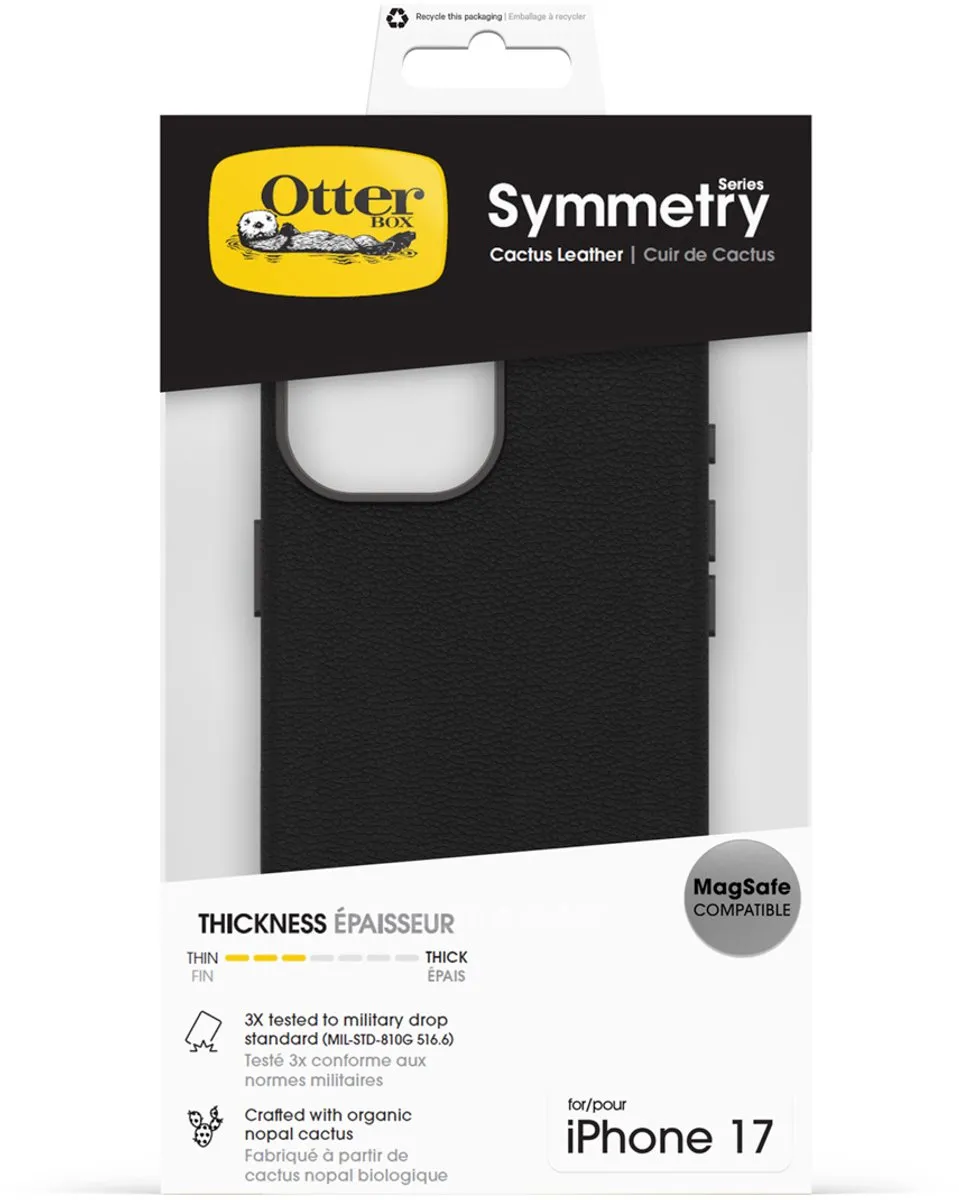 OtterBox Symmetry Cactus 840434723904 - iPhone 17 Hoes - MagSafe - Zwart