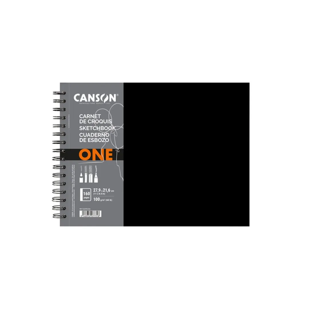 Schetsboek canson art book one 100gr 279x216mm wit
