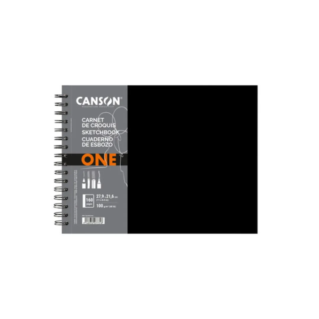 Schetsboek canson art book one 100gr 279x216mm wit