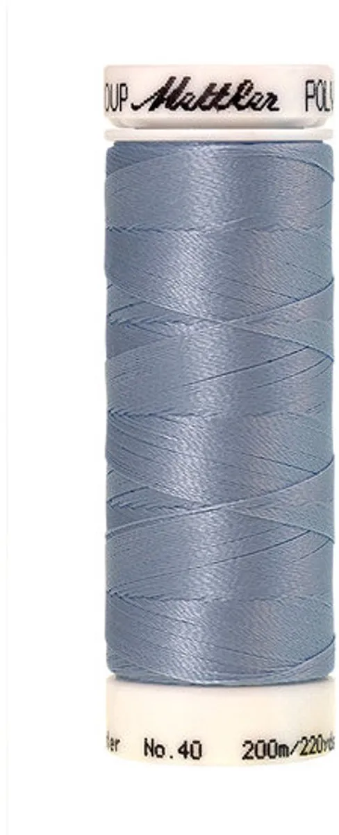 Amann Mettler Polysheen Borduurgaren 200m - Blauw - afbeelding 6 van 6