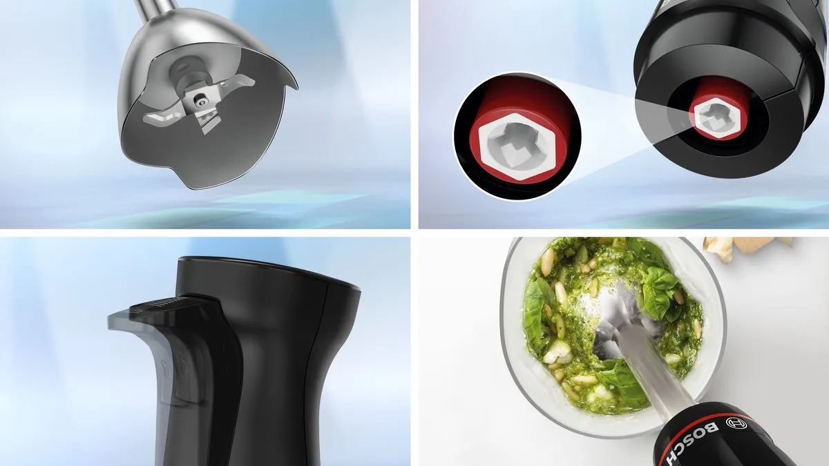 Bosch Serie 4 MSM4B620 - ErgoMaster staafmixer - Model 2023 - 1000 W Zwart