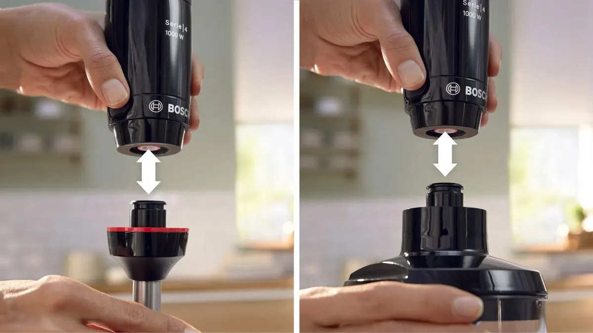 Bosch Serie 4 MSM4B620 - ErgoMaster staafmixer - Model 2023 - 1000 W Zwart