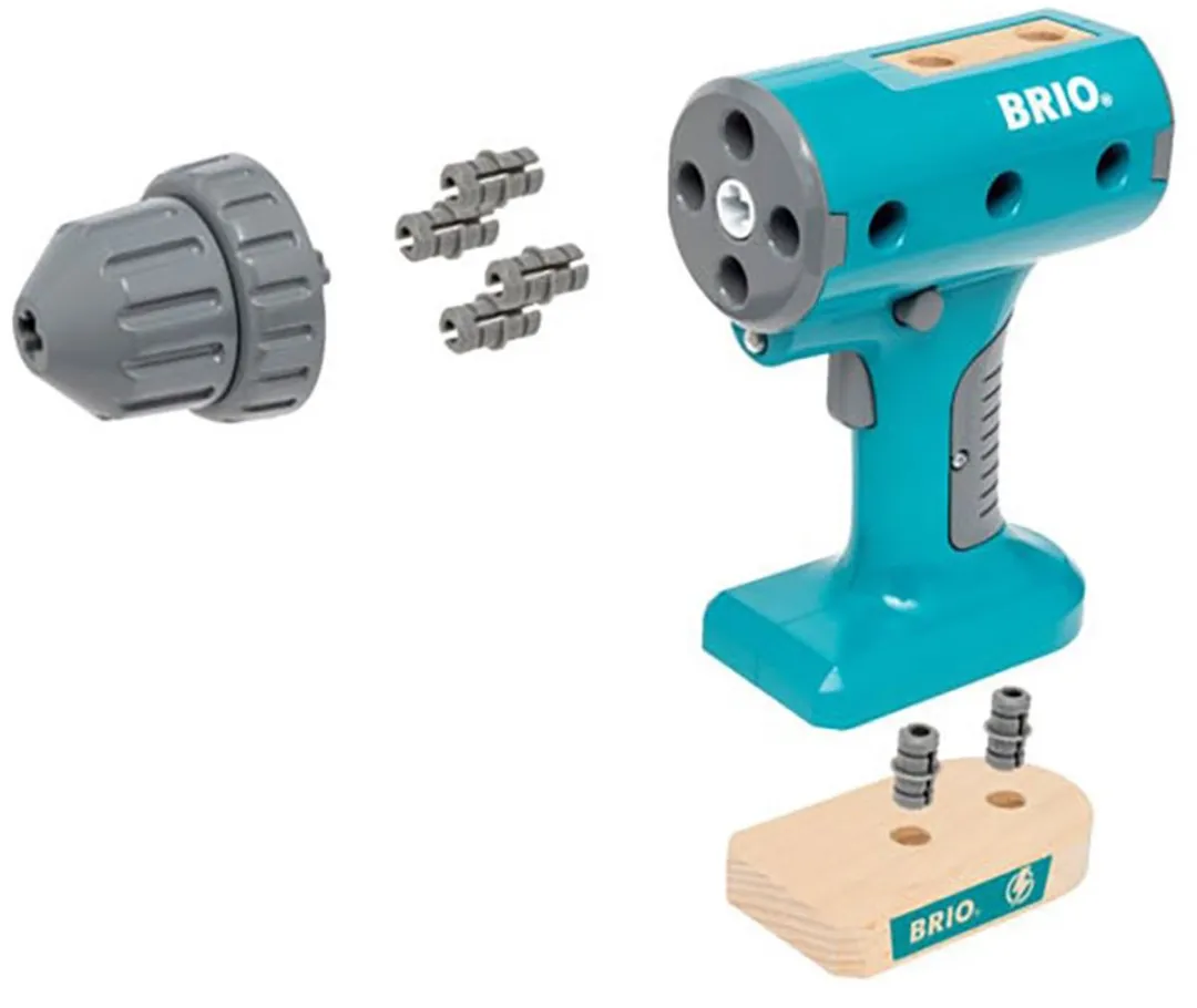 BRIO Builder 34600 Elektrische Schroevendraaier - 13 Stuks Meerkleurig
