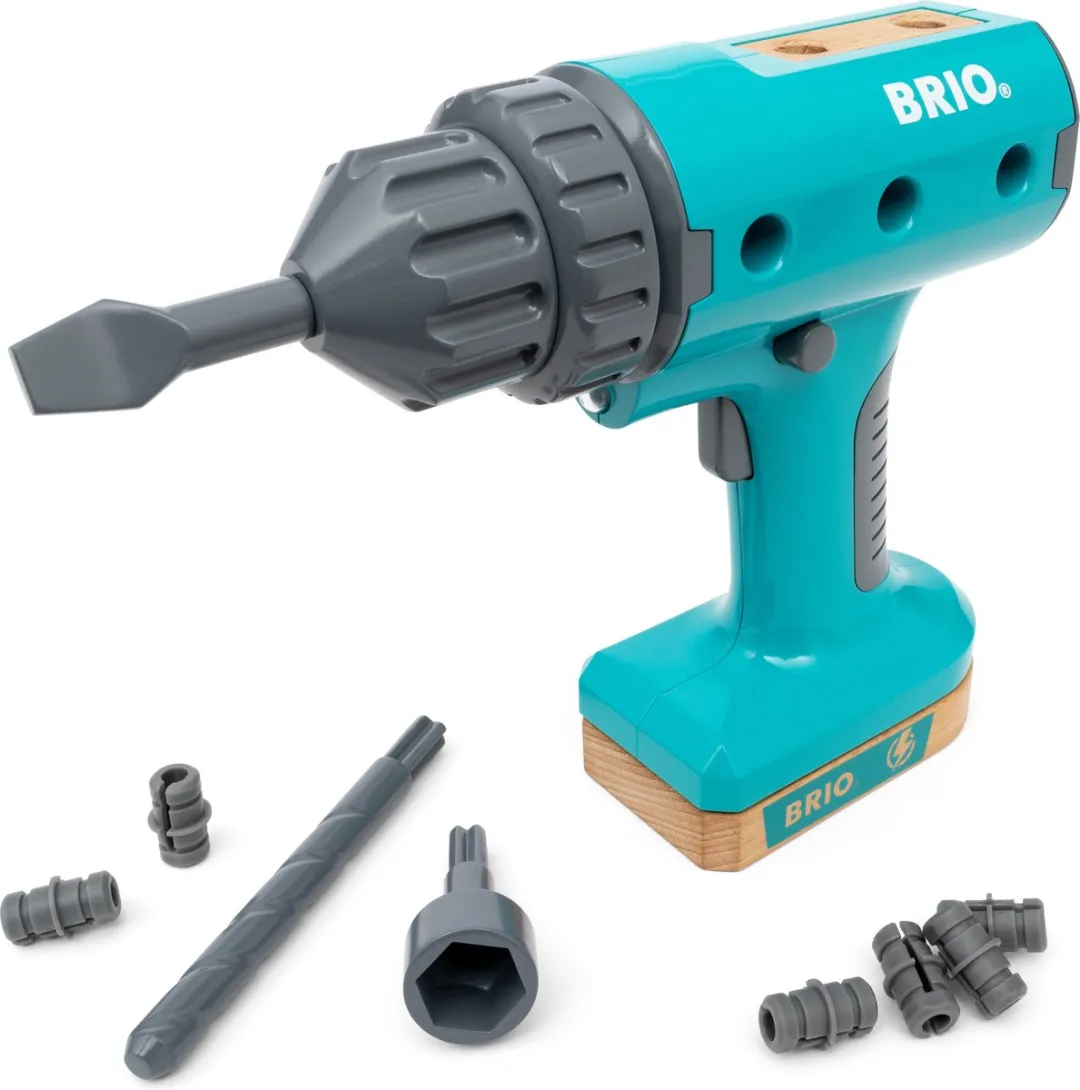 BRIO Builder 34600 Elektrische Schroevendraaier - 13 Stuks Meerkleurig
