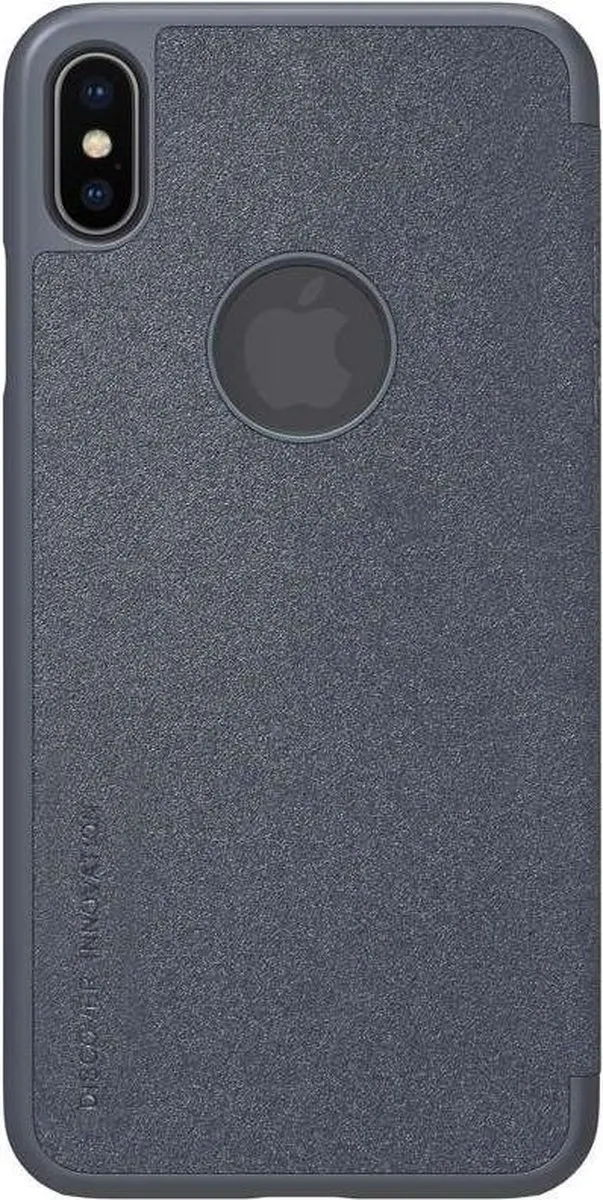 Nillkin Sparkle Series Leather Case iPhone Xs Max - Zwart - afbeelding 2 van 3