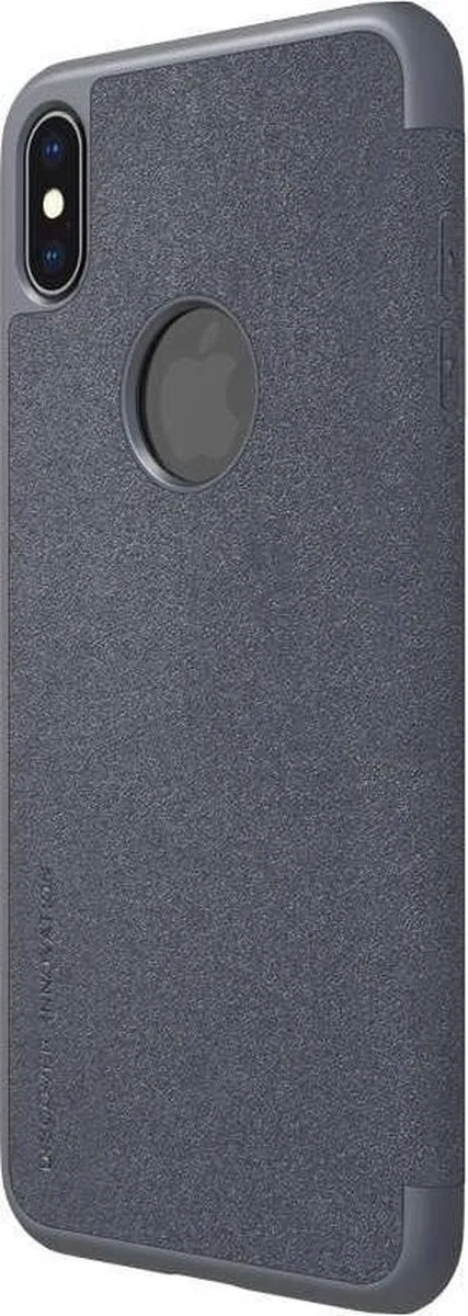Nillkin Sparkle Series Leather Case iPhone Xs Max - Zwart - afbeelding 3 van 3