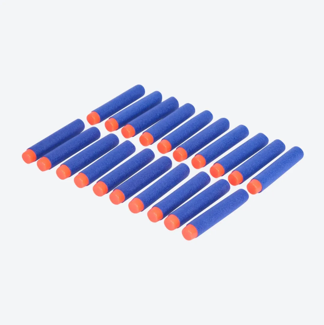 Toi-Toys Nerf Foam Kogels 20 Stuks - Blauw