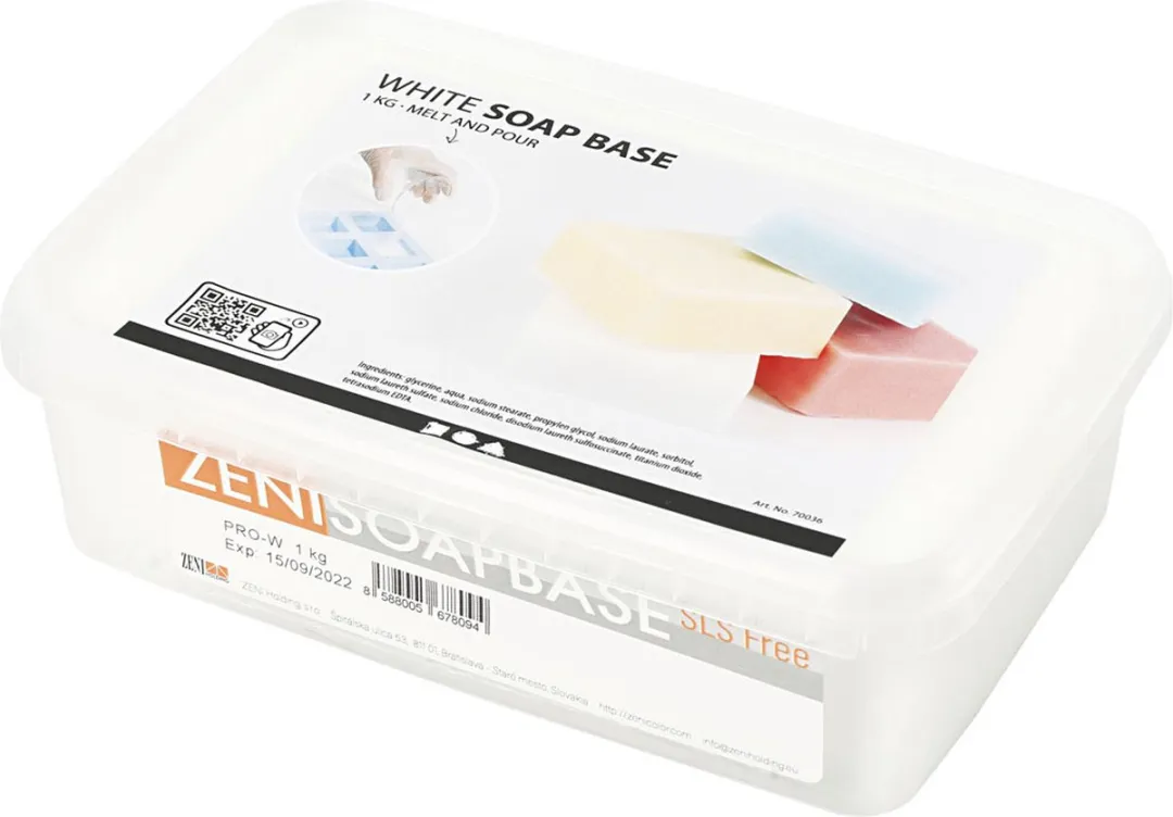 Creativ Company Zeep Basis 1kg - Wit