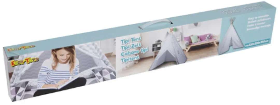Eddy Toys Tipi Tent 120x120x150cm Groen