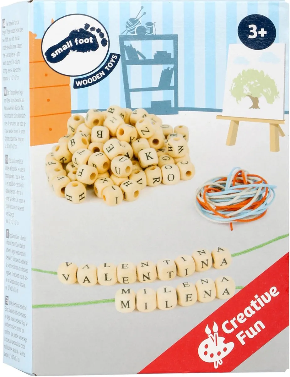 Small Foot Houten Letterkralen Armbandjes