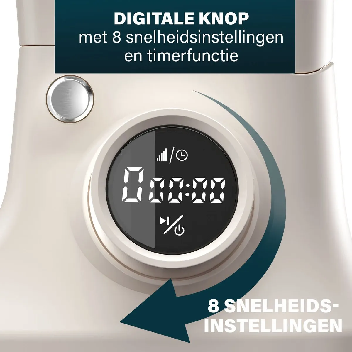 Princess 220138 2-in-1 Keukenmachine IJsmachine - 1200W - 5L RVS - Nordic White