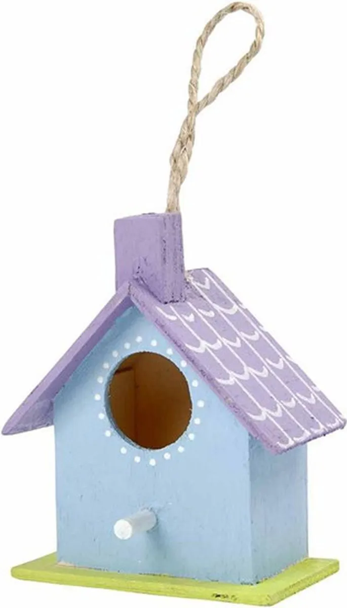 Rayher Hobby Vogelhuisjes Knutselpakket - 6 Stuks 7cm Beige