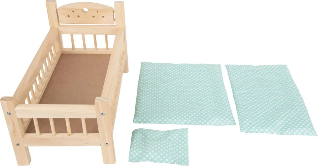 Small Foot Houten Poppenbed 4020972096012 - Natuurlijk