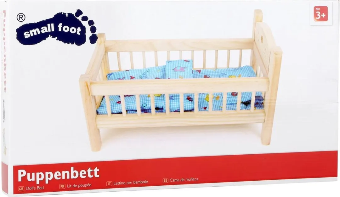 Small Foot Houten Poppenbed 4020972096012 - Natuurlijk