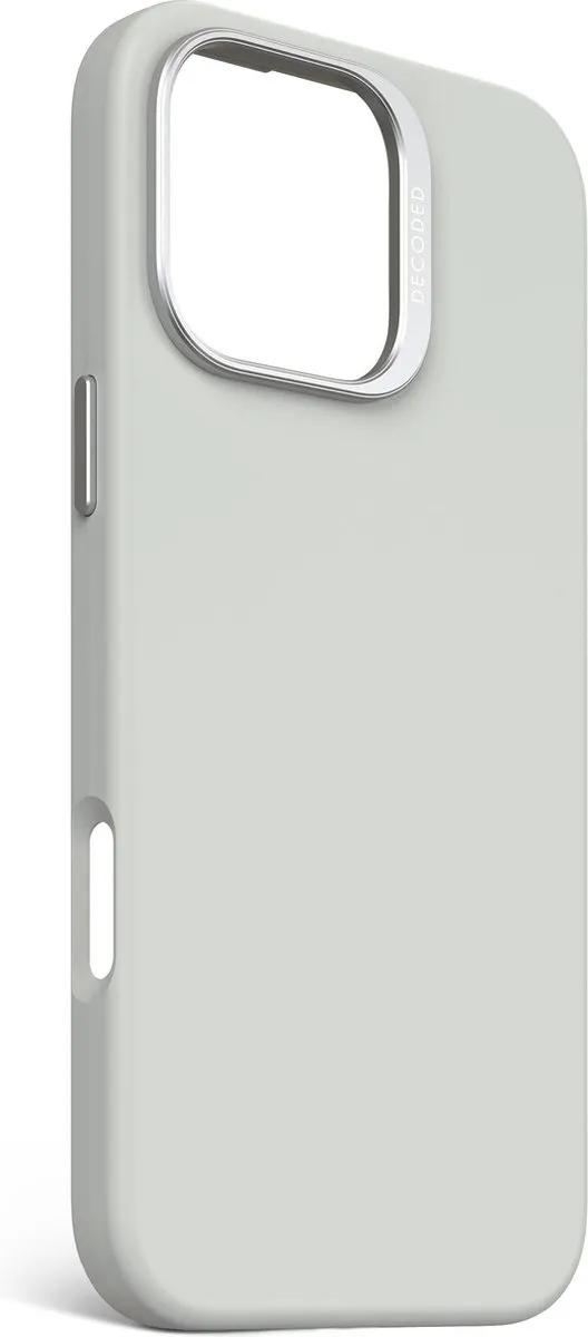 Decoded Siliconen Hoesje iPhone 16 Pro Max - Stone Grijs
