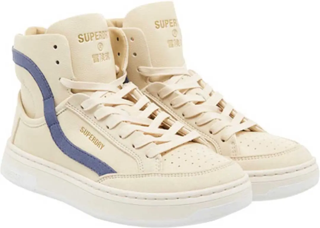 Superdry Vegan Basket Ov High Schoenen Beige EU 38 Vrouw