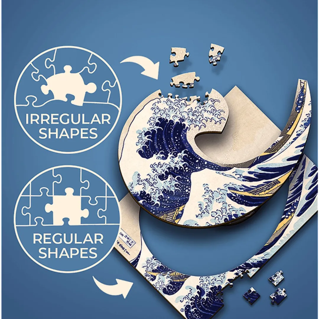 Trefl Puzzel The Great Wave off Kanagawa - 200 XXL Stuks - Multicolor