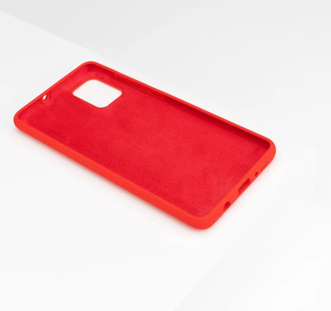 BMAX Siliconen Hoesje Samsung Galaxy A71 - Rood