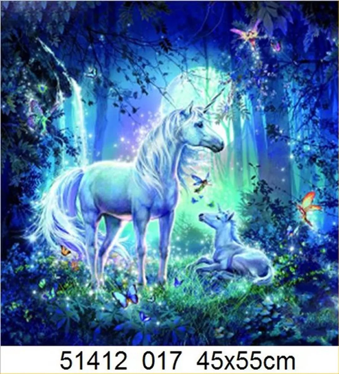 VDTOYS DIAMOND PAINTING VDTV017 Paard 1 - 45x45cm
