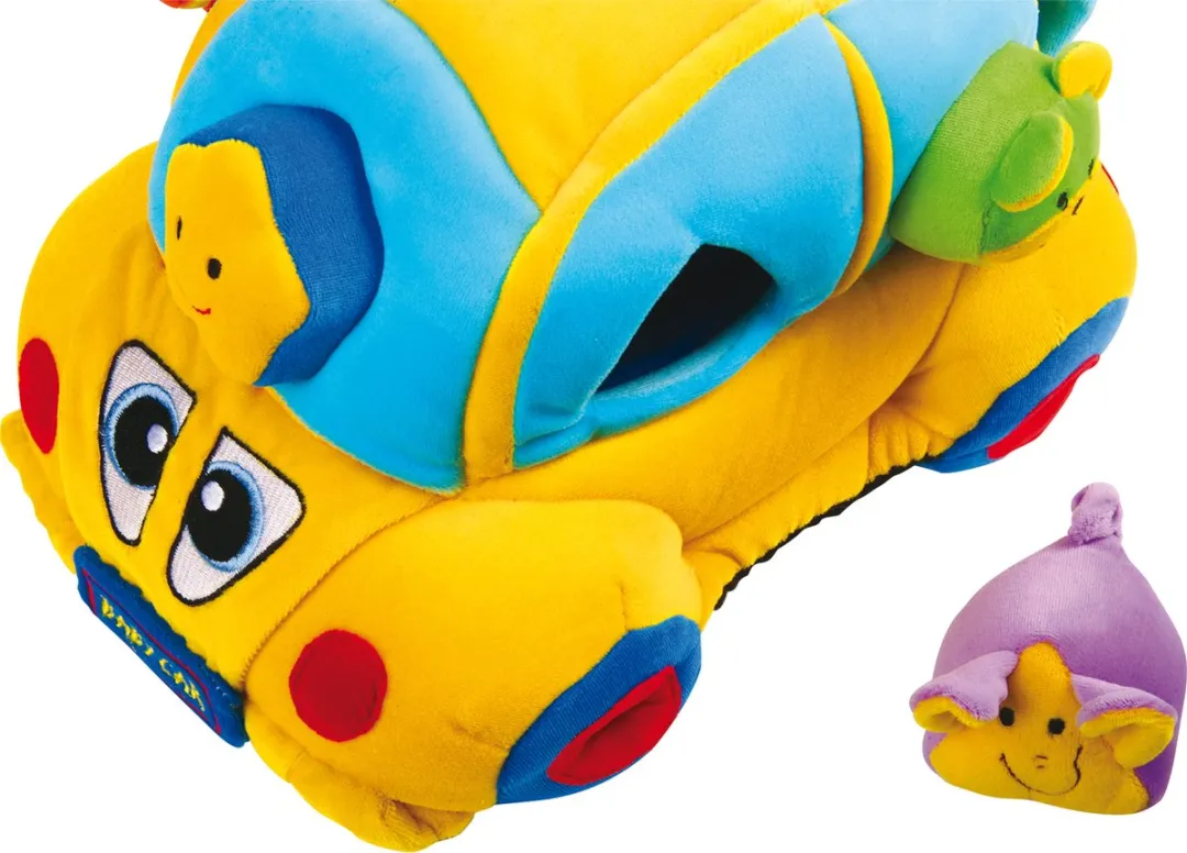 Small Foot Insteekauto 5517 - Geel