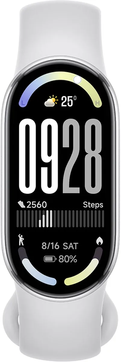 Xiaomi Smart Band 10 Activity Tracker - BHR07PSGL - Zilver/Wit