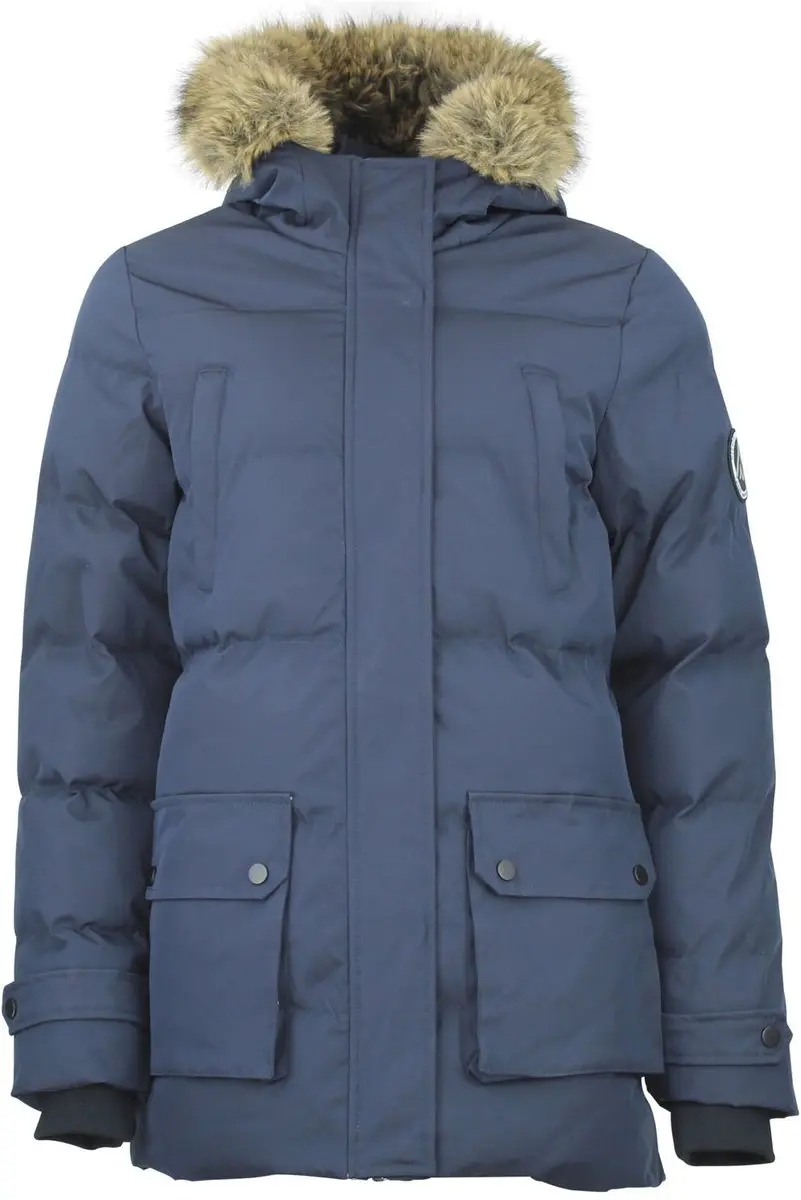 Peak Mountain Dames Parka - Kaki - afbeelding 4 van 6