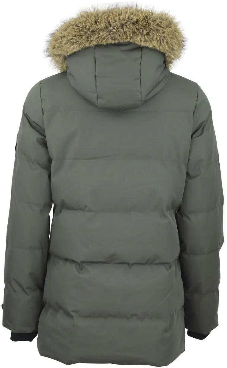 Peak Mountain Dames Parka - Kaki - afbeelding 3 van 6