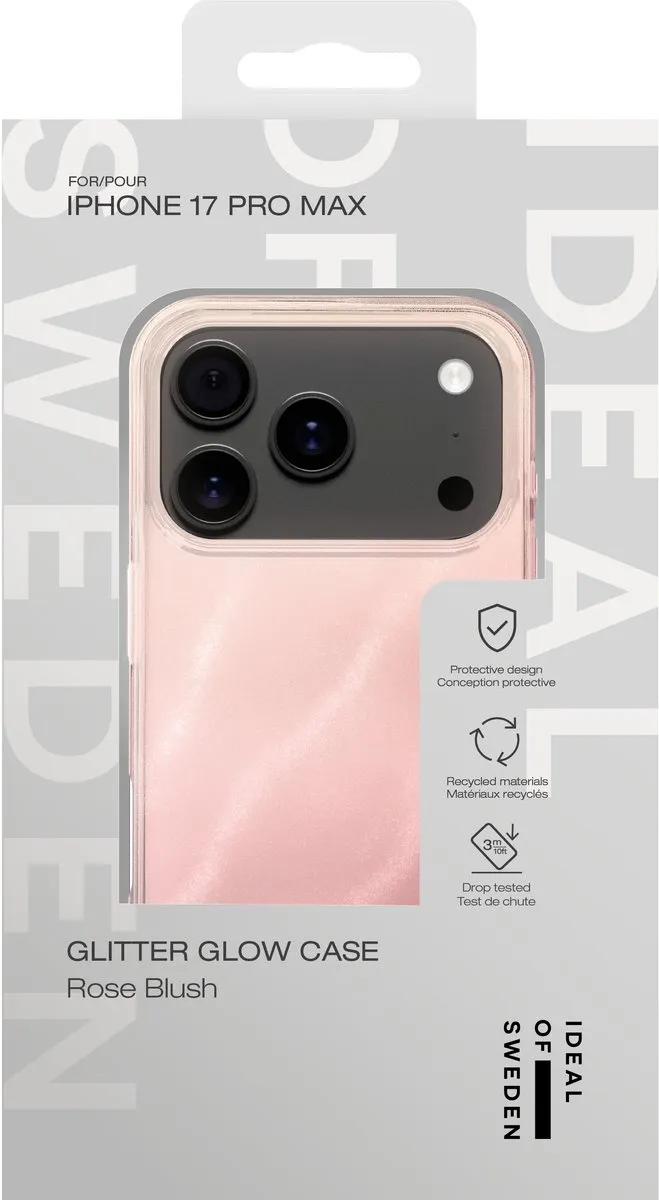 iDeal of Sweden Clear Case iPhone 17 Pro Max - IDCLC-I2567P-563 - Mid Rose Blush