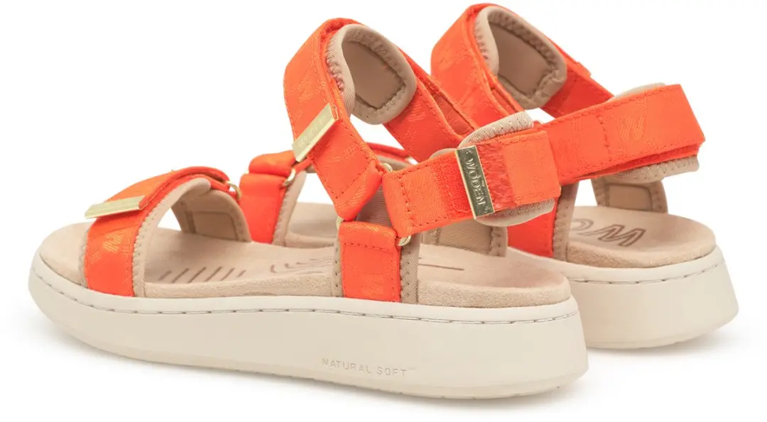 Woden Line Woven Sandalen Oranje EU 37 Vrouw