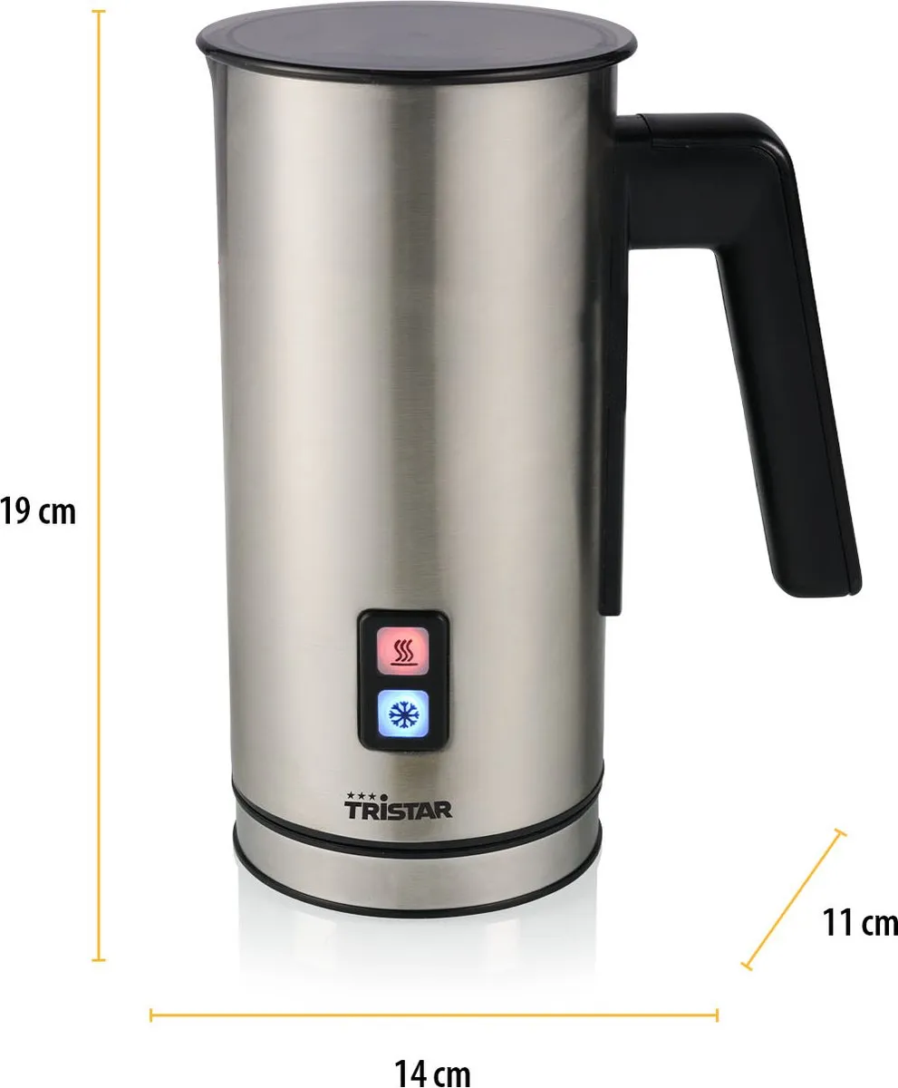 Tristar MK-2277 Elektrische Melkopschuimer 550W - Grijs