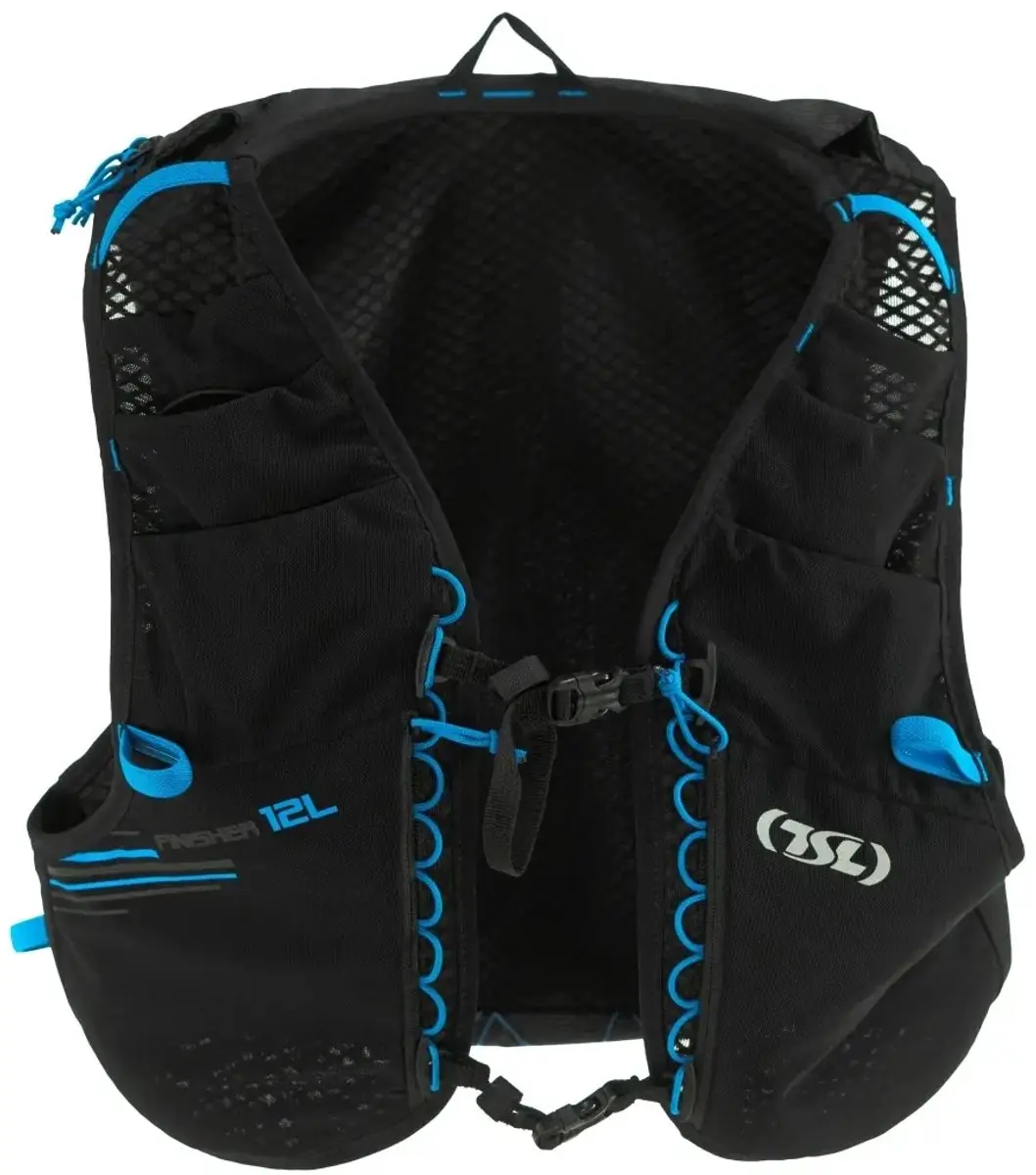 TSL Finisher Flasks Hydratatie Vest - L - Zwart/Blauw - afbeelding 2 van 2