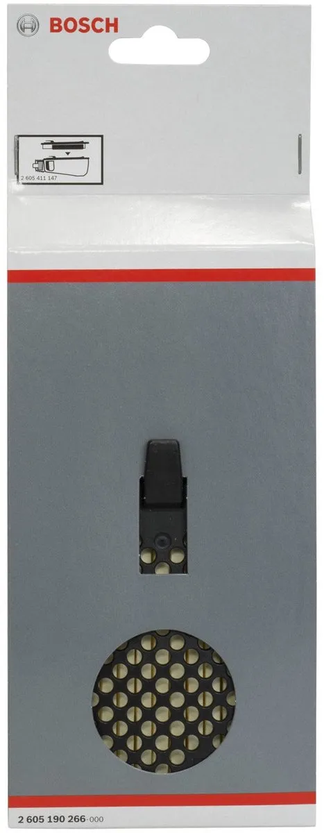 Bosch HW3 Filterdeksel - 2605190266 - Zwart