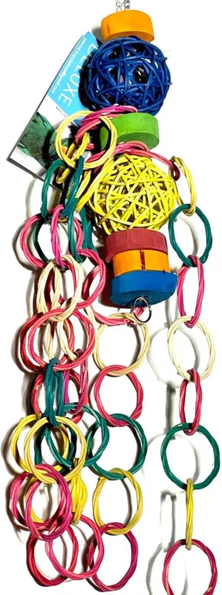 Parrot Toys Deluxe Chain Gang Linked Chain 1 Stuk