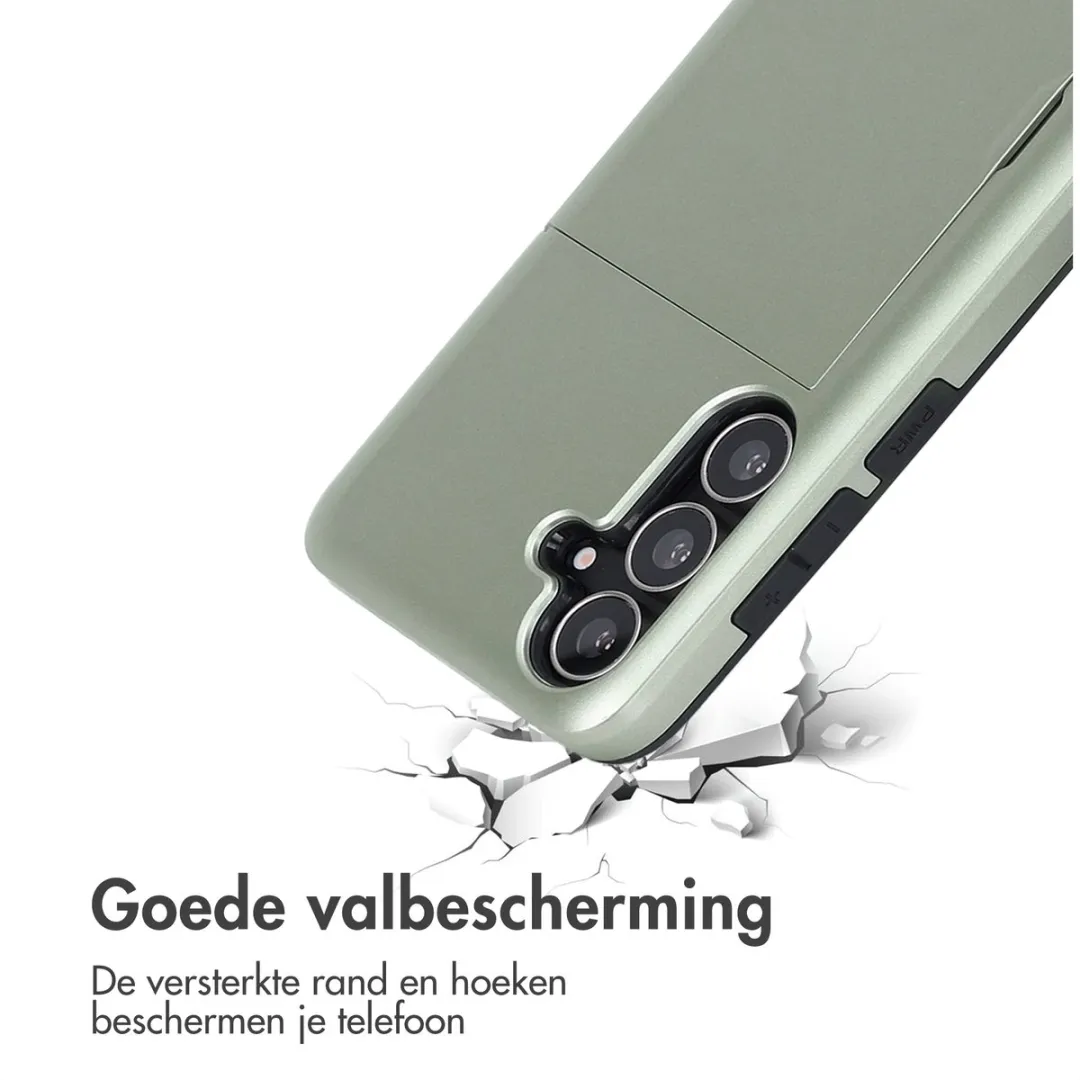 Imoshion Hoesje Samsung Galaxy S25 FE - Groen - 2 Pasjes