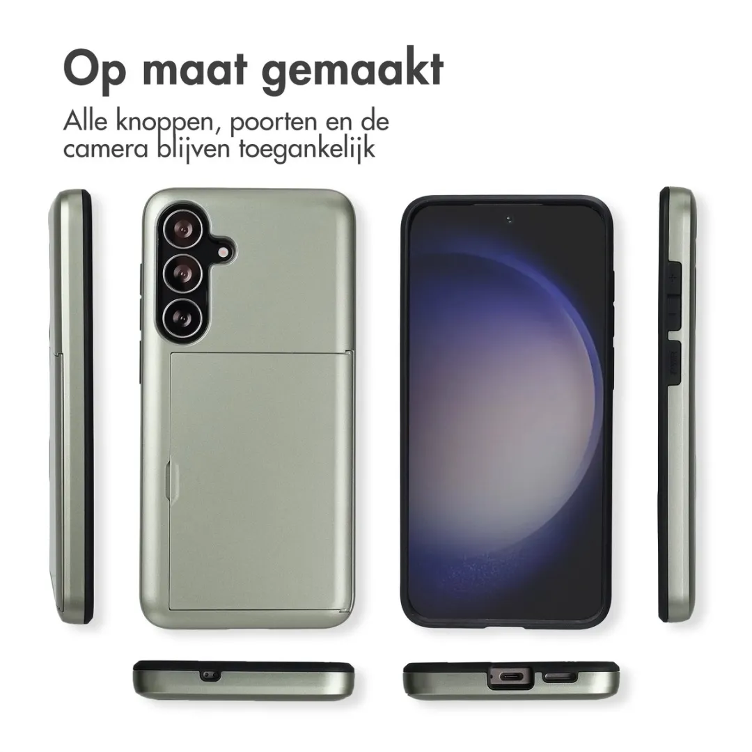 Imoshion Hoesje Samsung Galaxy S25 FE - Groen - 2 Pasjes