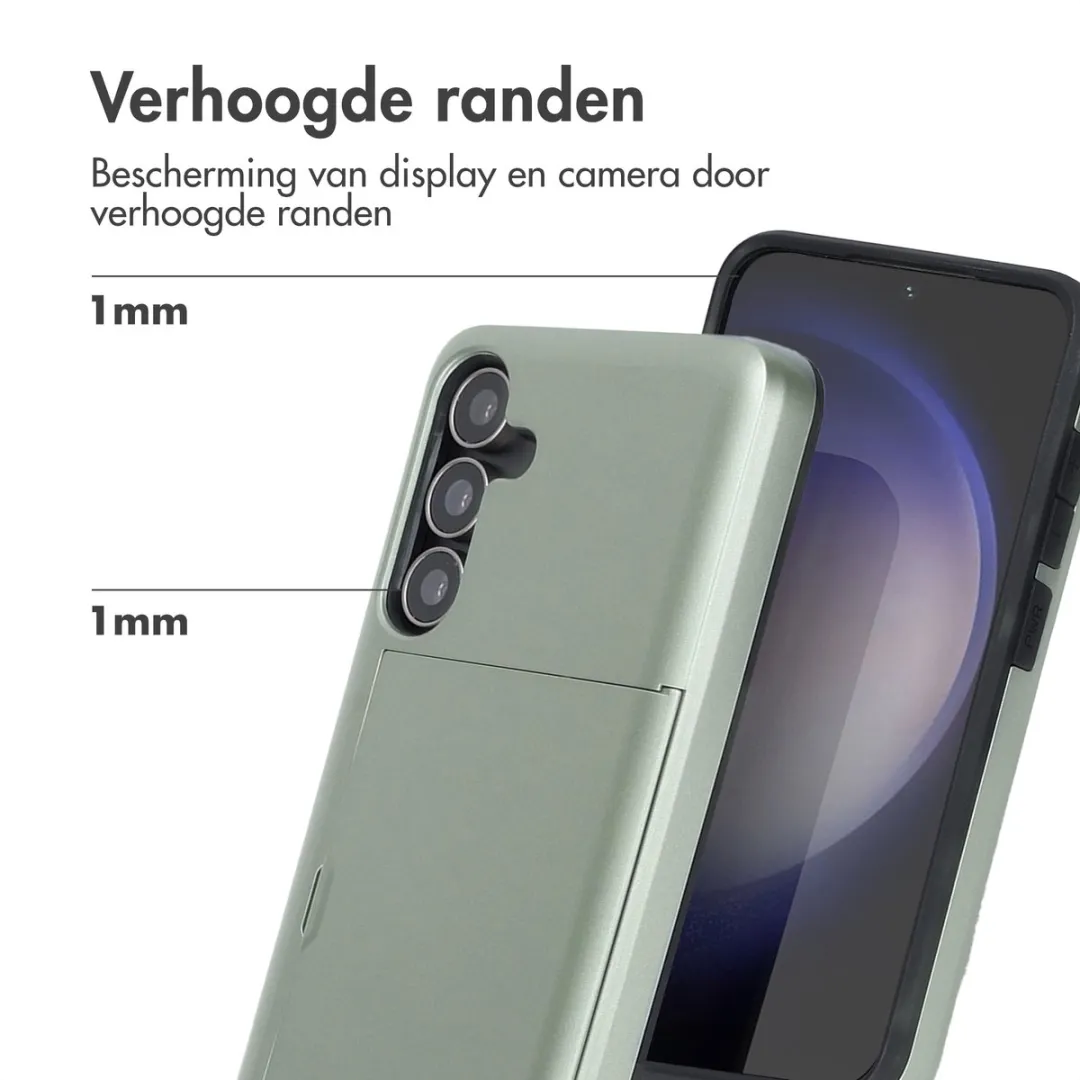 Imoshion Hoesje Samsung Galaxy S25 FE - Groen - 2 Pasjes