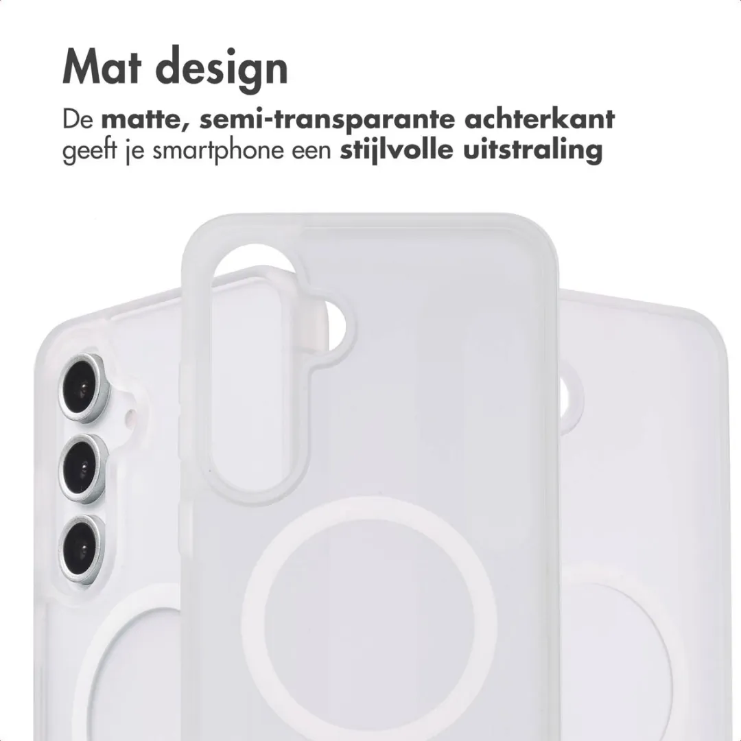 Imoshion Galaxy S24 FE Hoesje - Magnetische Ring - Wit