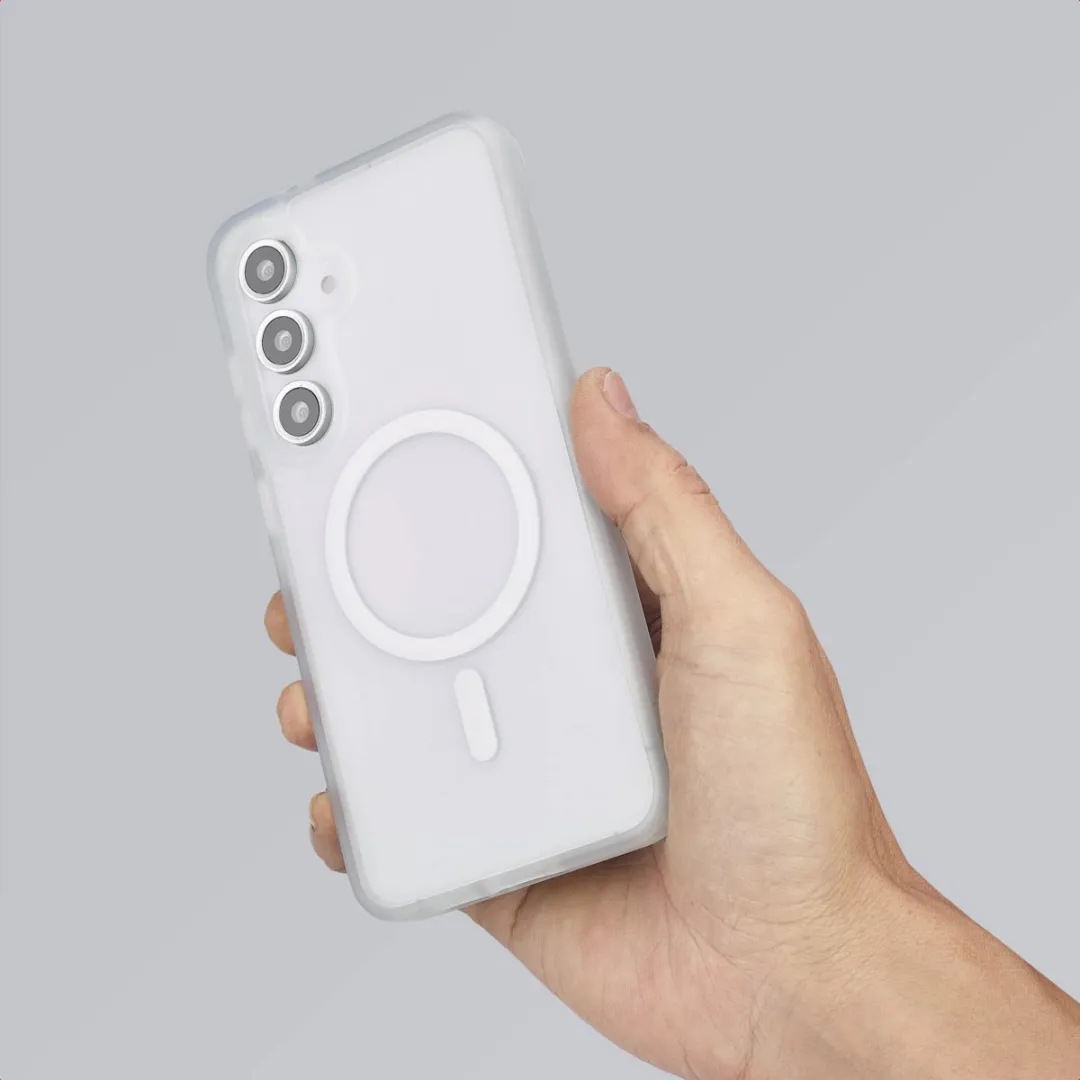 Imoshion Galaxy S24 FE Hoesje - Magnetische Ring - Wit