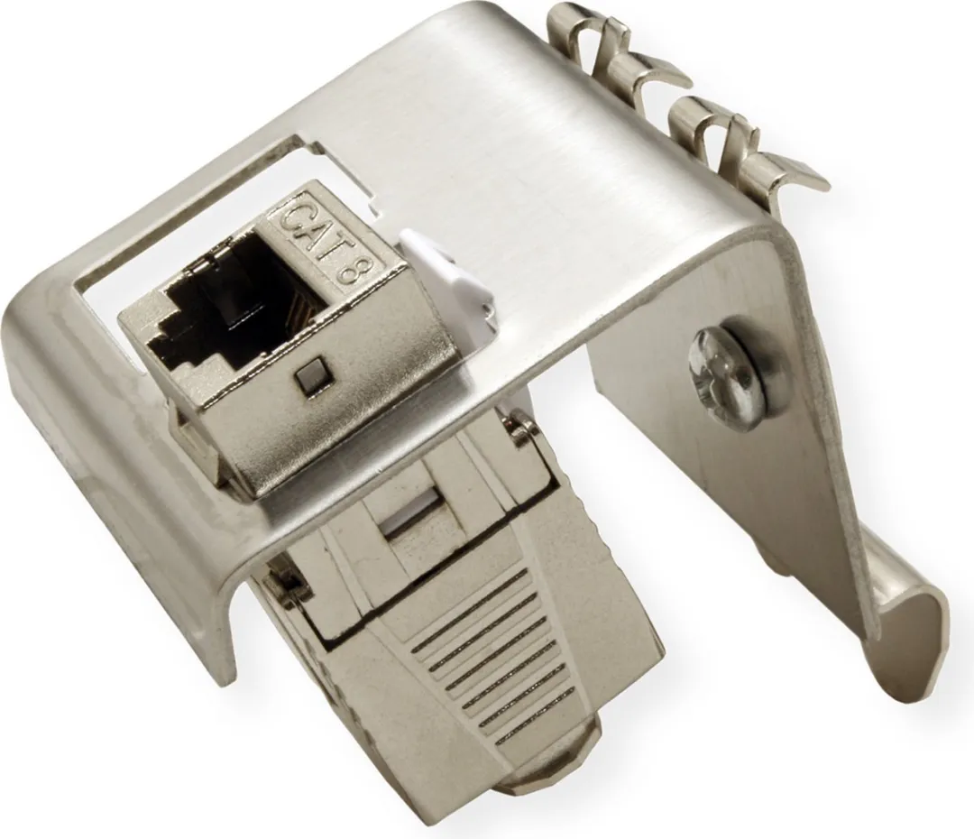 Value DIN-rail Adapter - 2 Keystones - Zilver