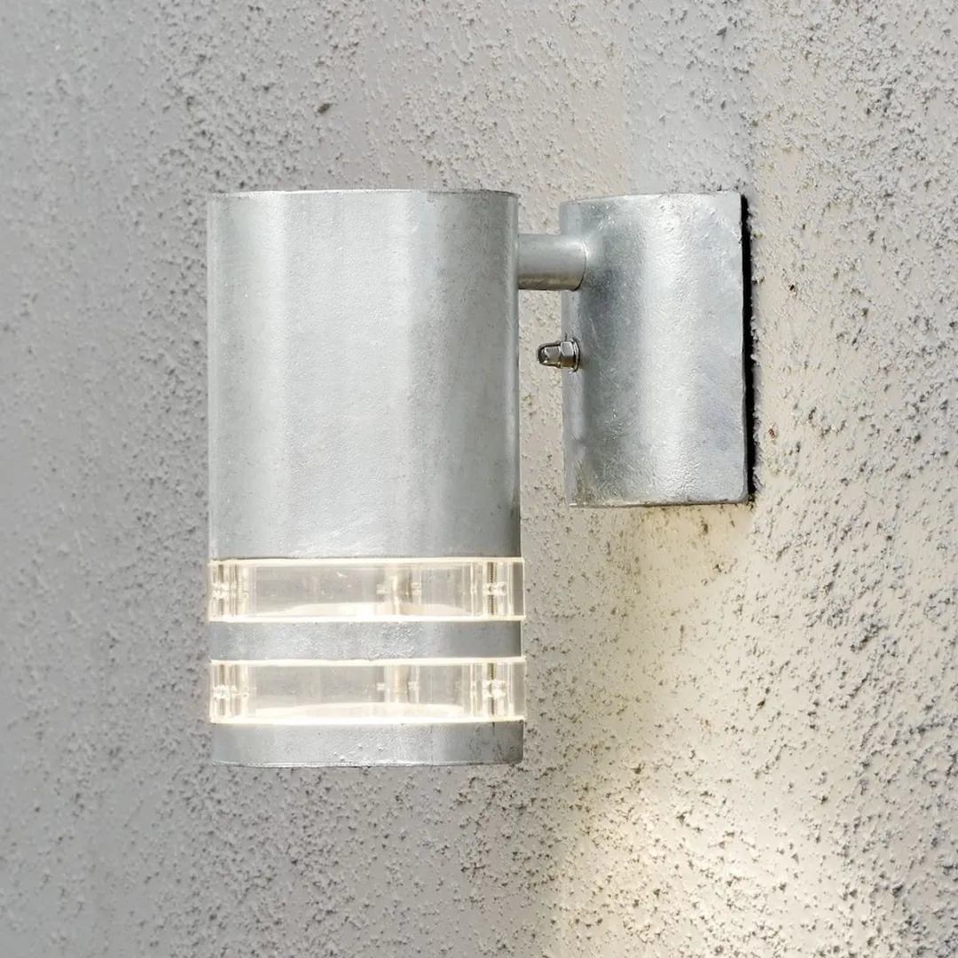 Konstsmide Modena Wandlamp 35W - 1 Lichtpunt - Buiten - Zilver - afbeelding 6 van 6