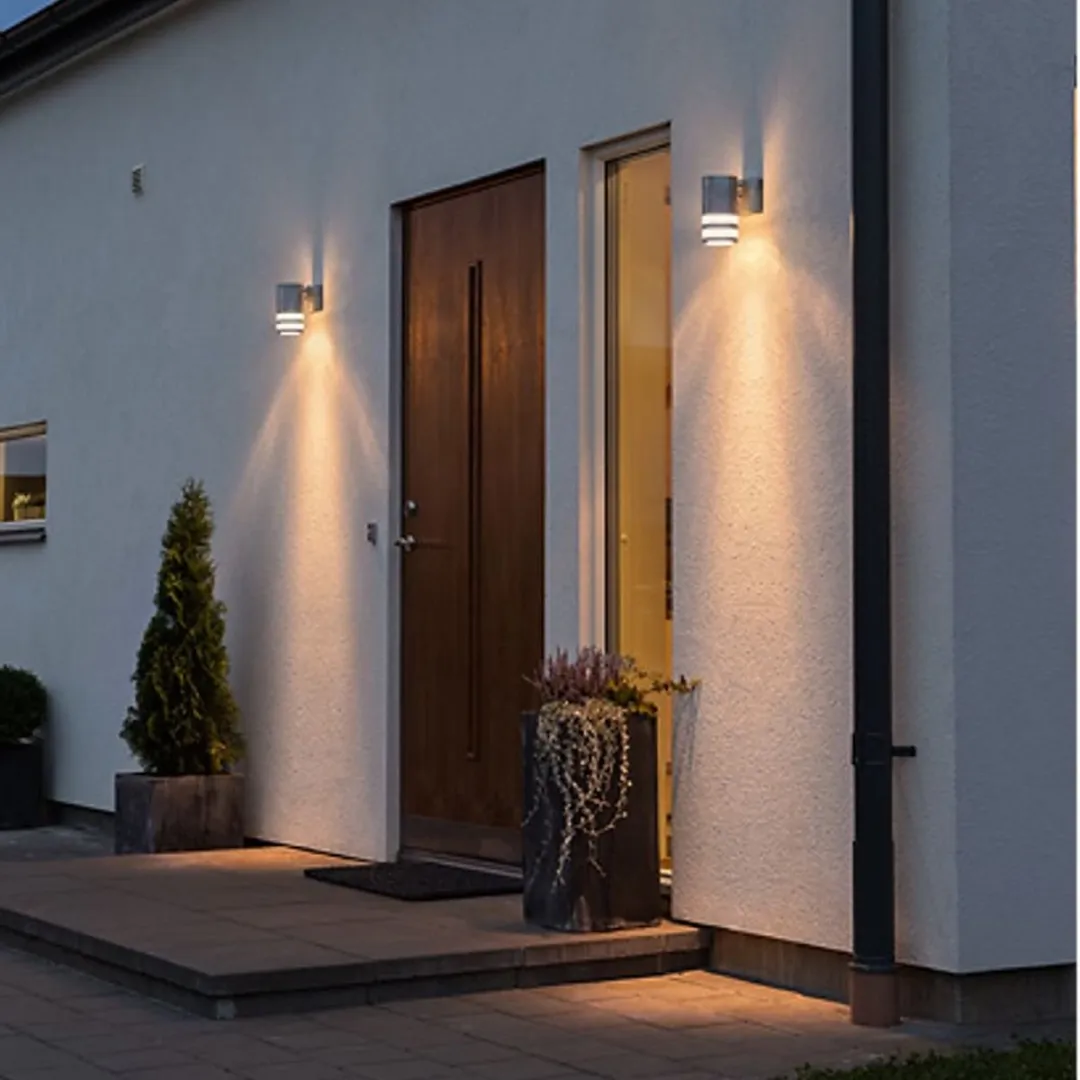 Konstsmide Modena Wandlamp 35W - 1 Lichtpunt - Buiten - Zilver