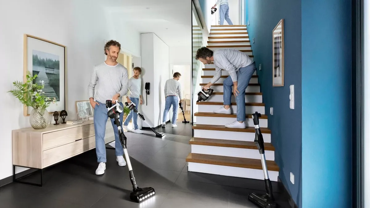 Bosch Unlimited 7 BCS711XXL Draadloze Steelstofzuiger - Wit