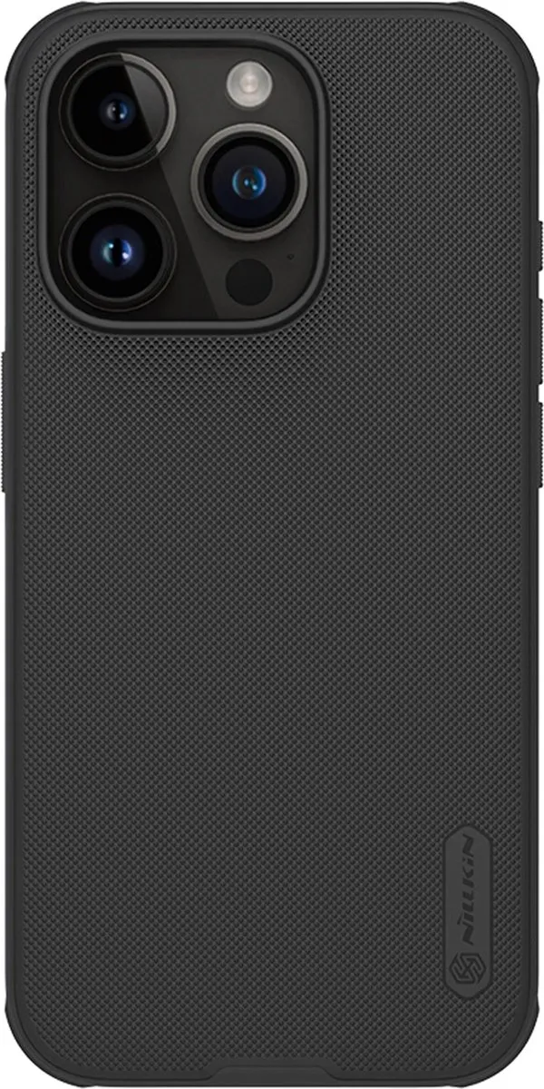 Nillkin Super Frosted Shield Hoesje iPhone 15 Pro - Zwart