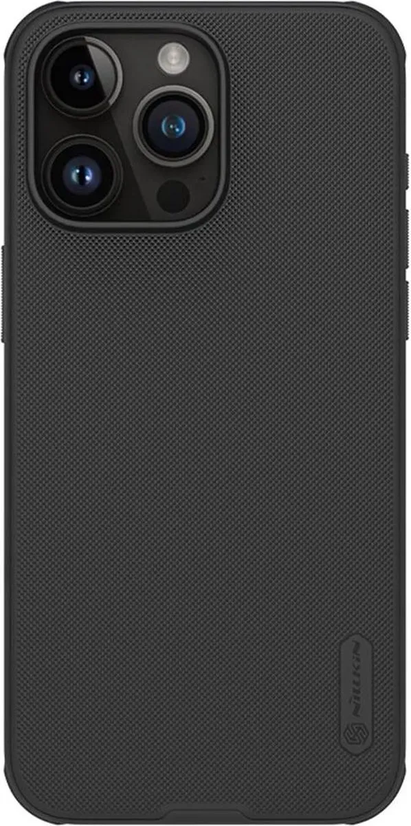 Nillkin Super Frosted Shield Hoesje iPhone 15 Pro - Zwart