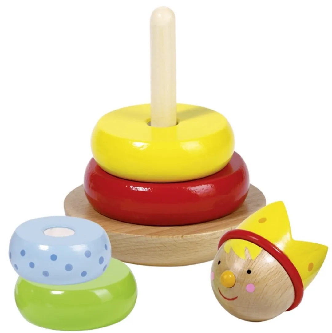 Goki Stacking Little Man Prince - 6 Stuks Multicolor
