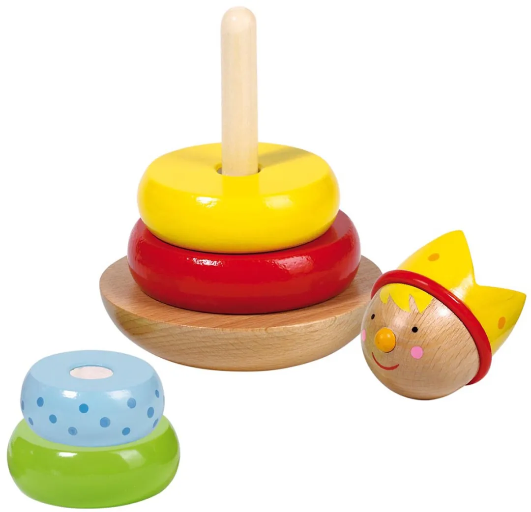 Goki Stacking Little Man Prince - 6 Stuks Multicolor