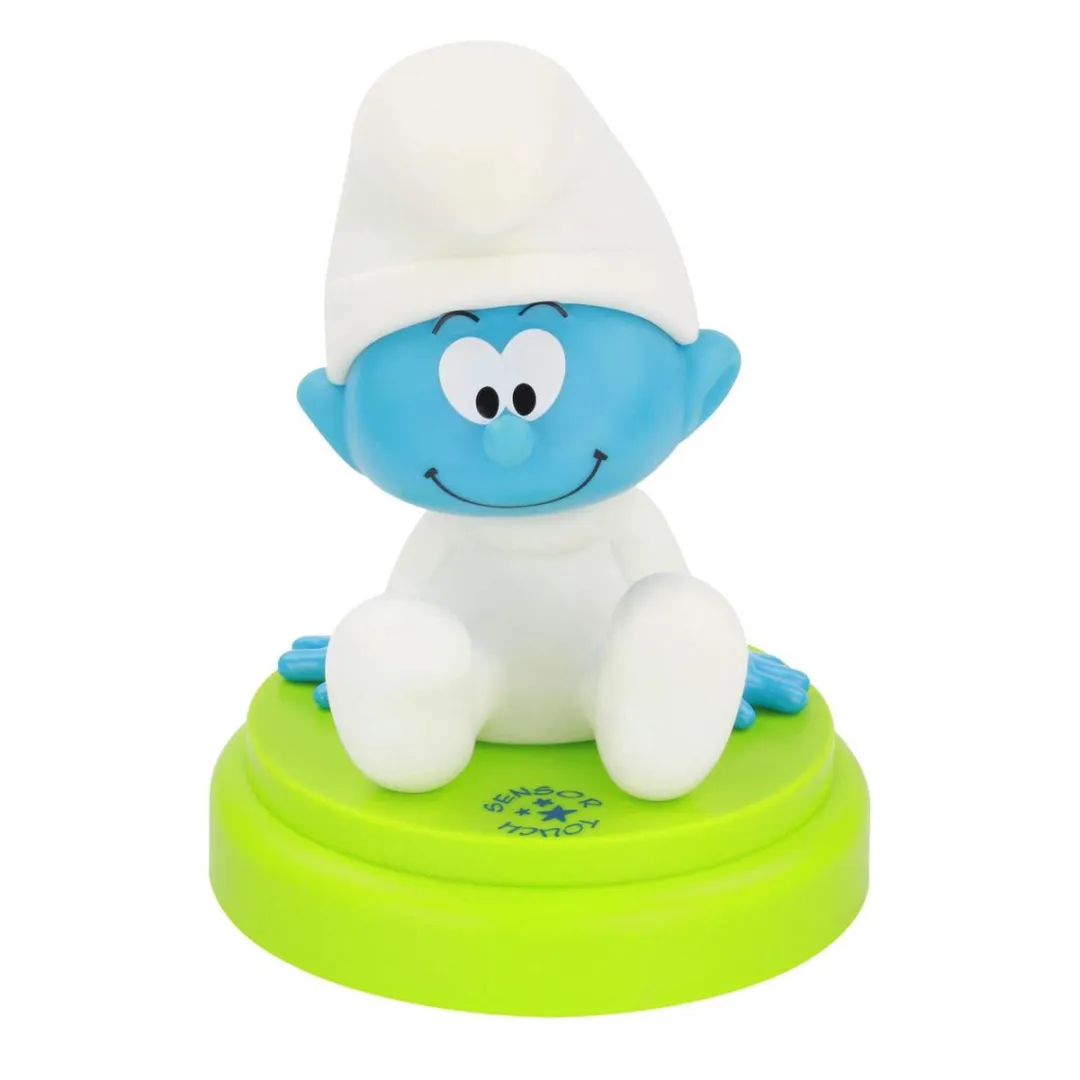 Ansmann Smurfen Baby Smurf Nachtlampje - Blauw/Groen/Wit