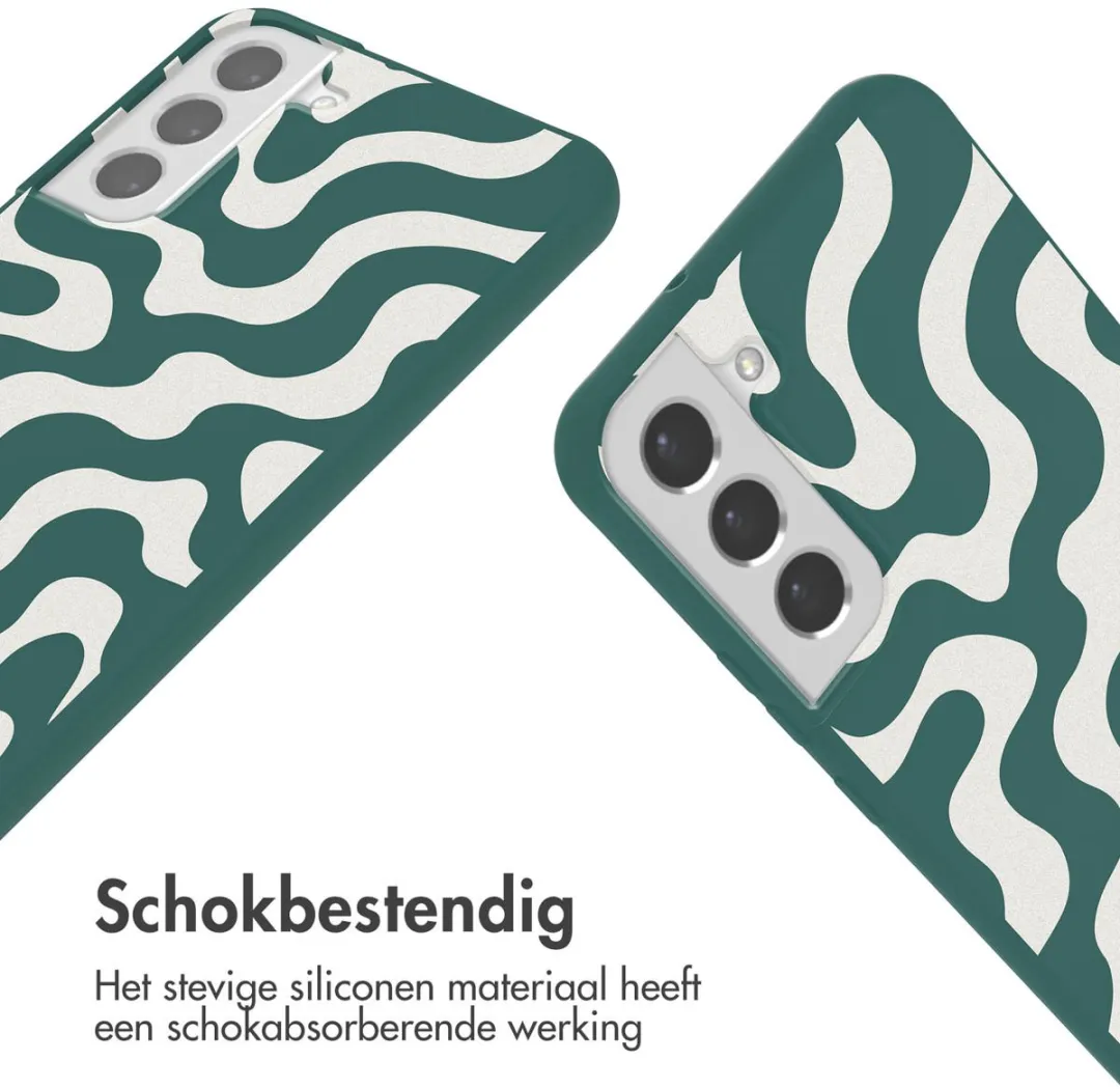 Imoshion Hoesje Samsung Galaxy S22 Plus - Petrol Green Groovy