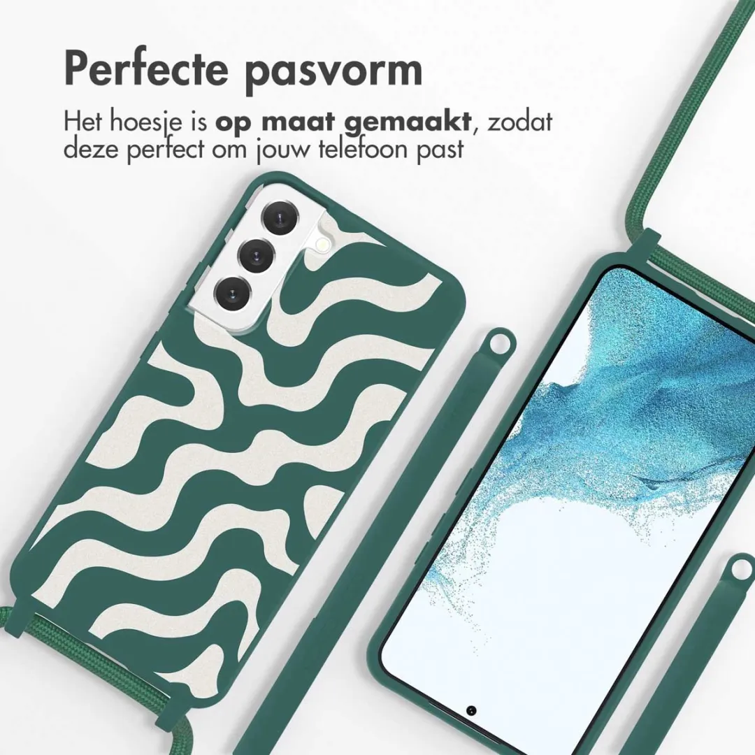 Imoshion Hoesje Samsung Galaxy S22 Plus - Petrol Green Groovy